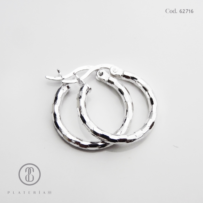 ARGOLLA LABRADA 20MM PLATA.925