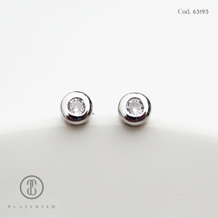 ARETE RODINADO BISELADO 3MM PLATA.925